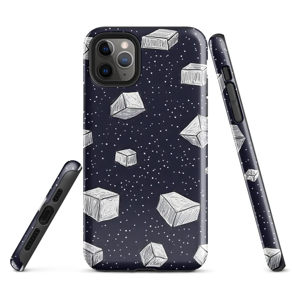 Floating Geometries in the Cosmos | Phone Case |  11 Pro Max | Tough Case | Glossy