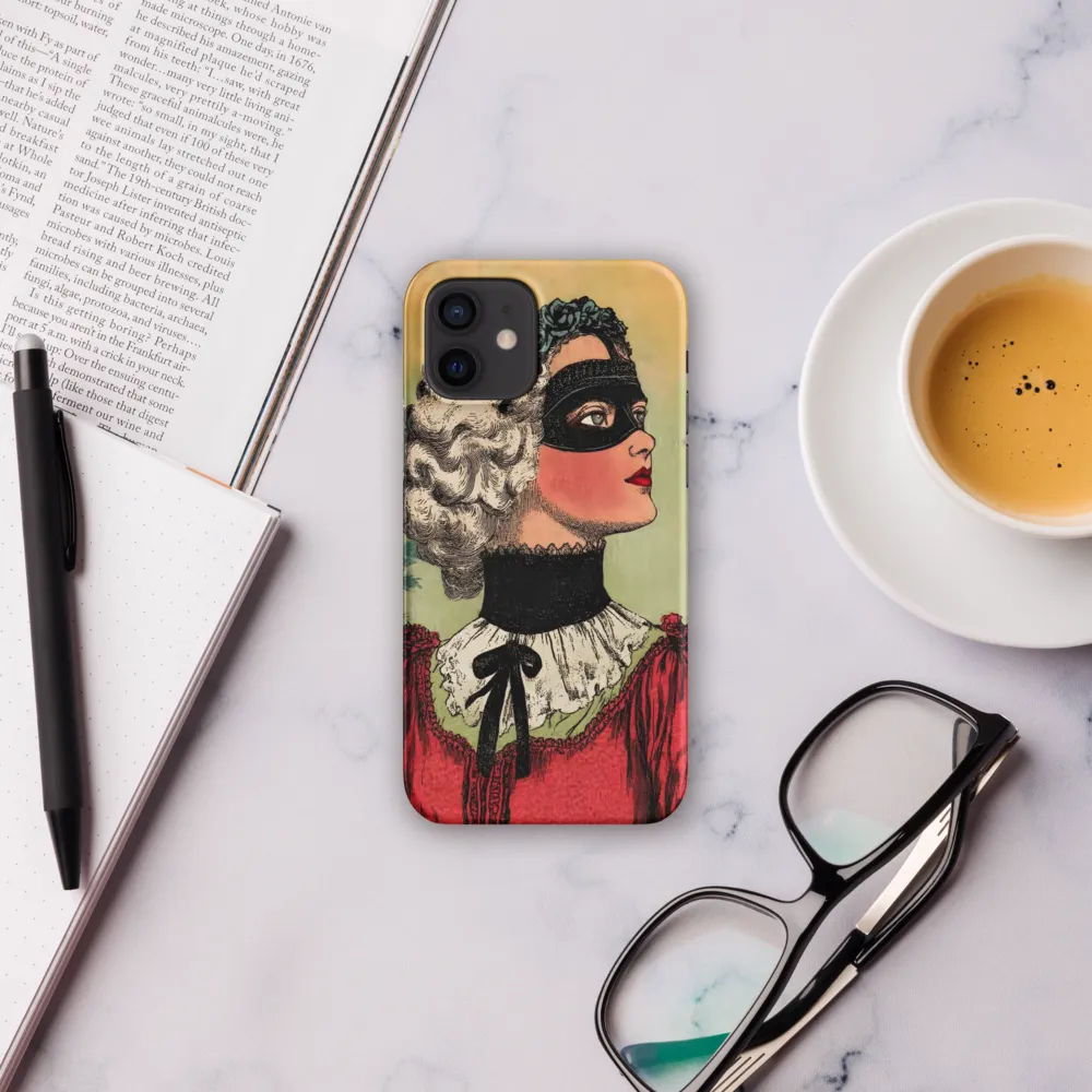 Masked Elegance | Phone Case |  12 | Snap Case | Matte