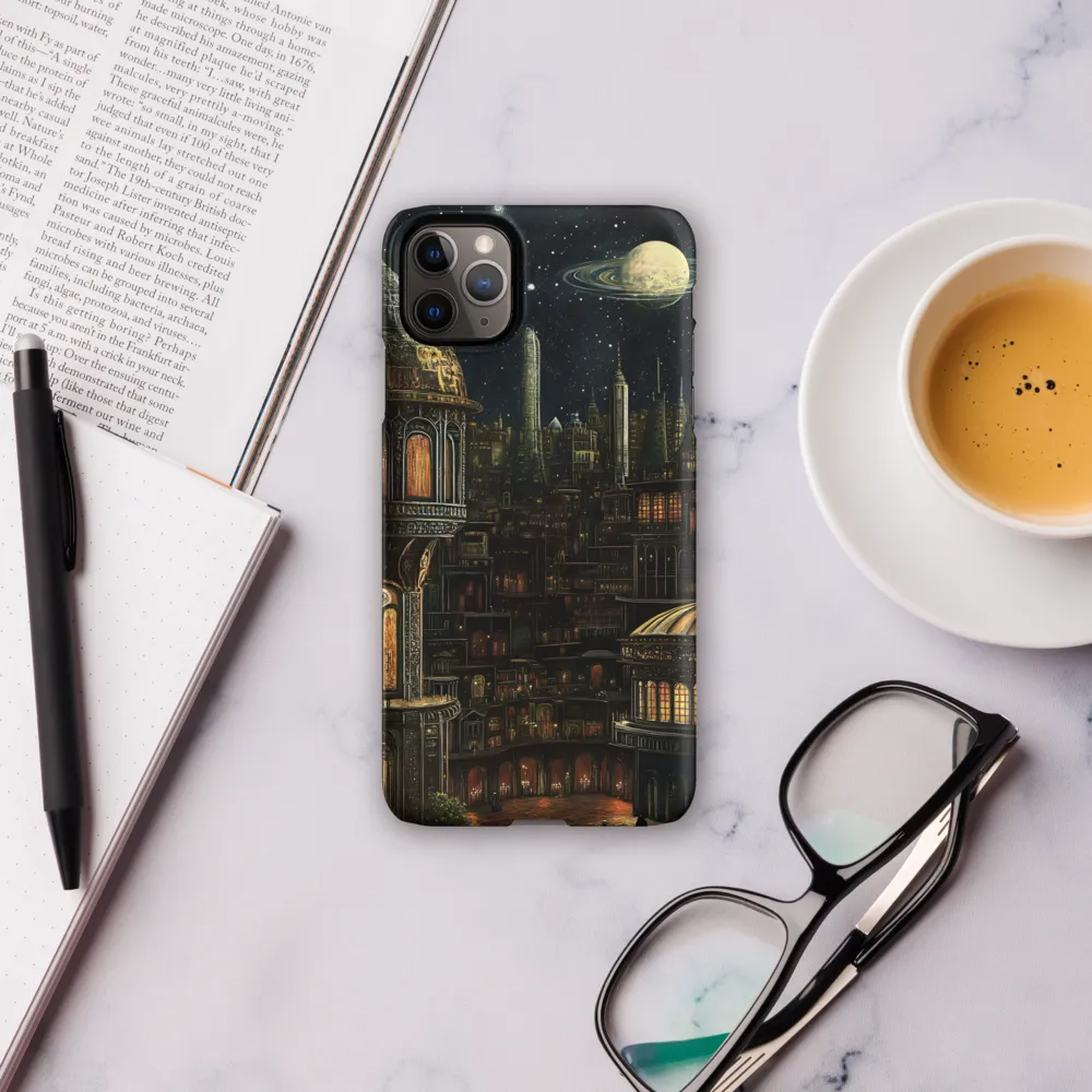 Celestial Enigma: A Surreal Cityscape