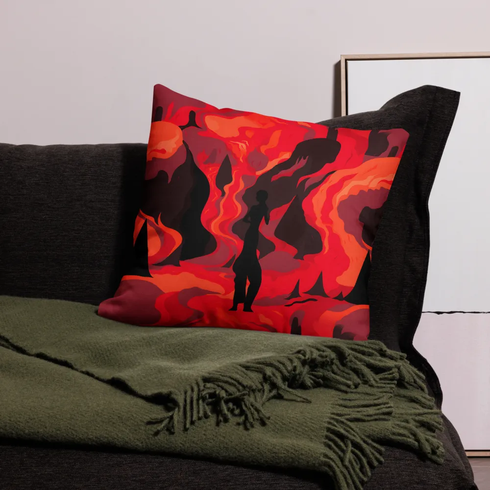 Inferno's Embrace | Pillow | 22″×22″