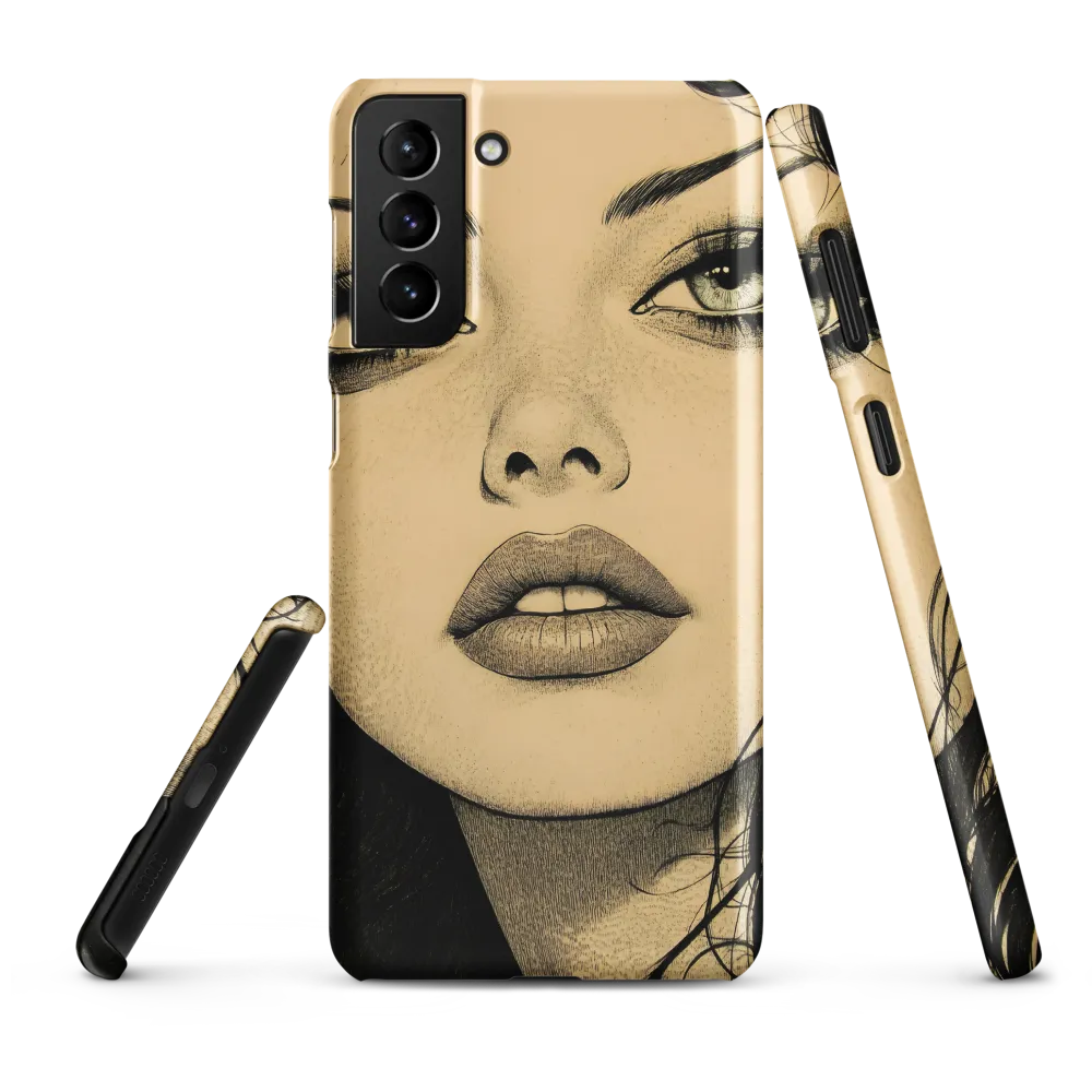 Enigmatic Gaze | Phone Case |  S21 Plus | Snap Case | Matte
