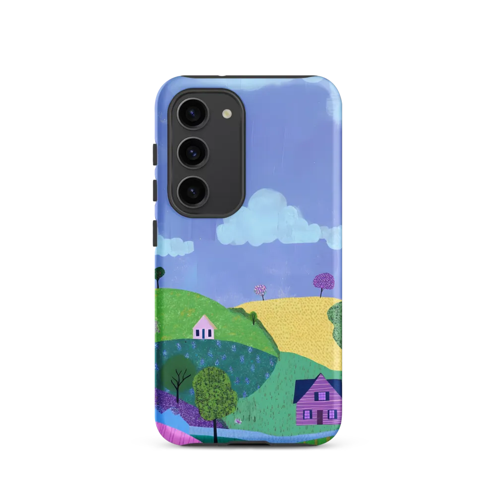 Whimsical Hills and Quaint Homes | Phone Case |  S23 | Tough Case | Matte