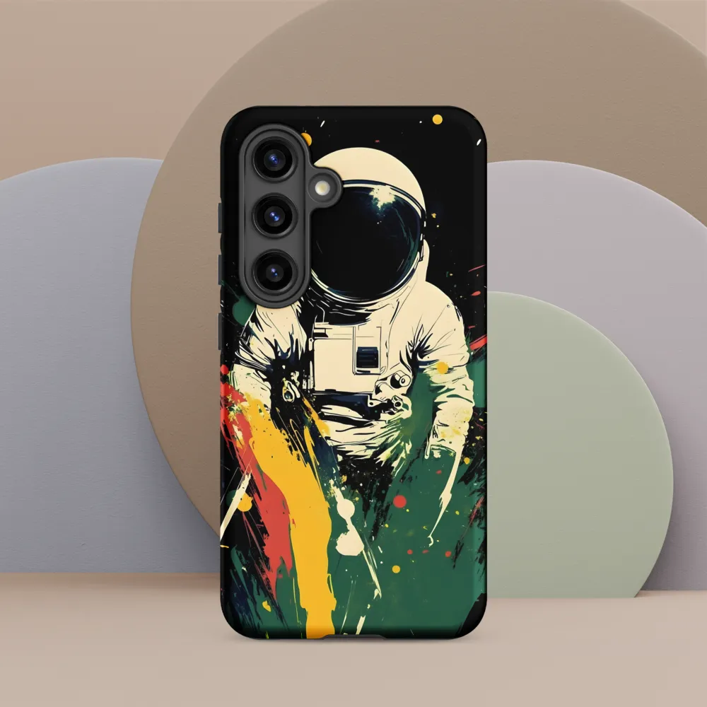 Cosmic Splash: The Astronaut's Journey