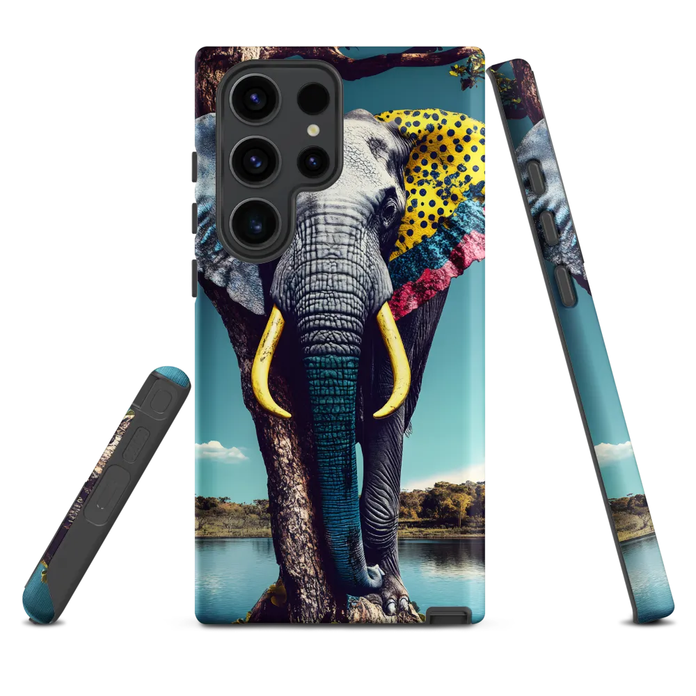 Playful Elegance: The Surreal Elephant