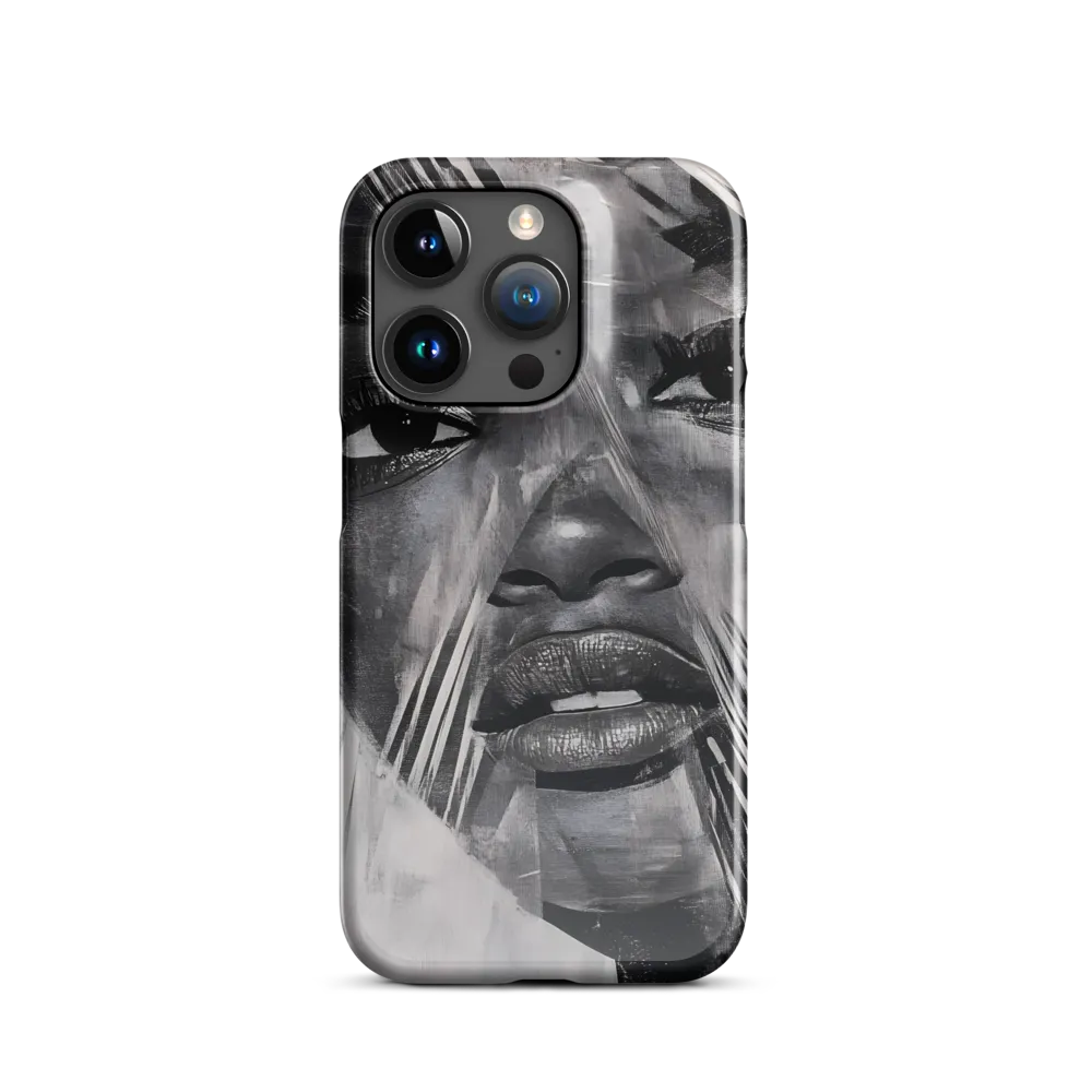 Fragmented Reflections: A Contemporary Portrait | Phone Case |  15 Pro | Snap Case | Glossy