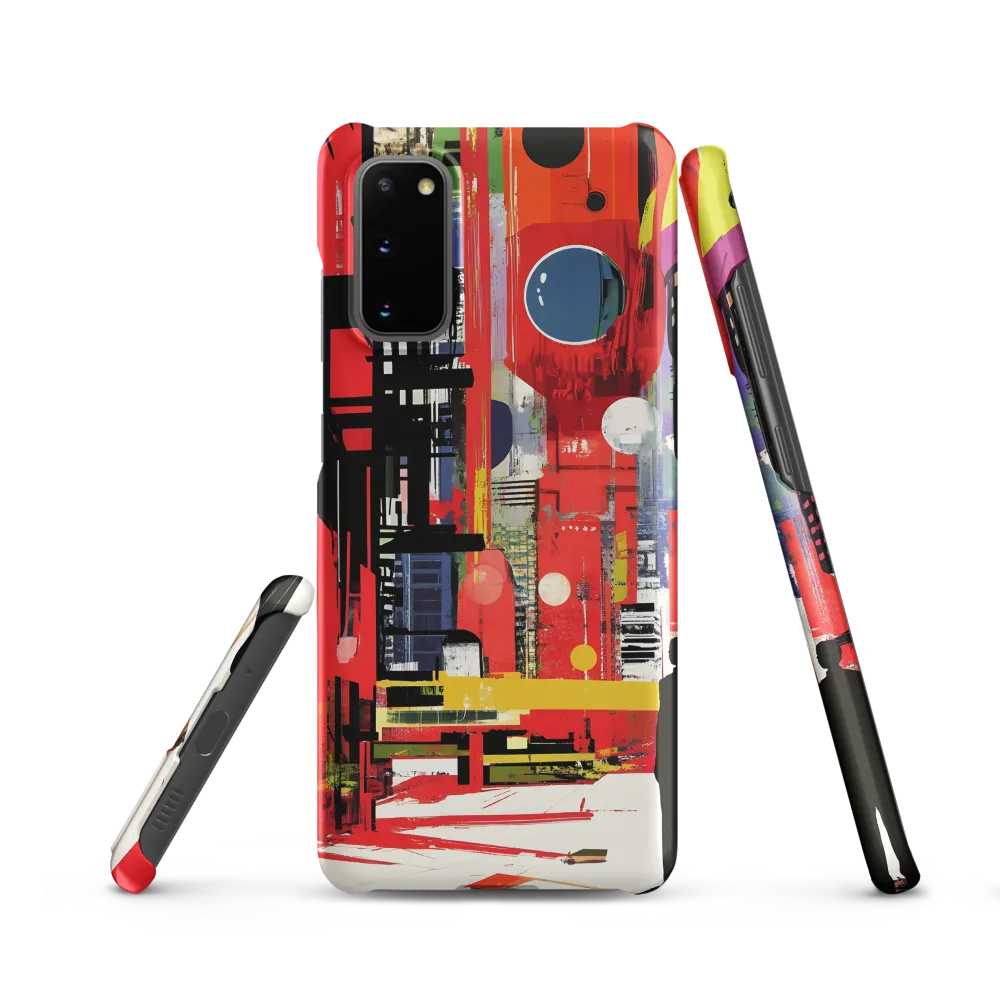 Urban Echoes: A Futuristic Reverie | Phone Case |  S20 | Snap Case | Matte