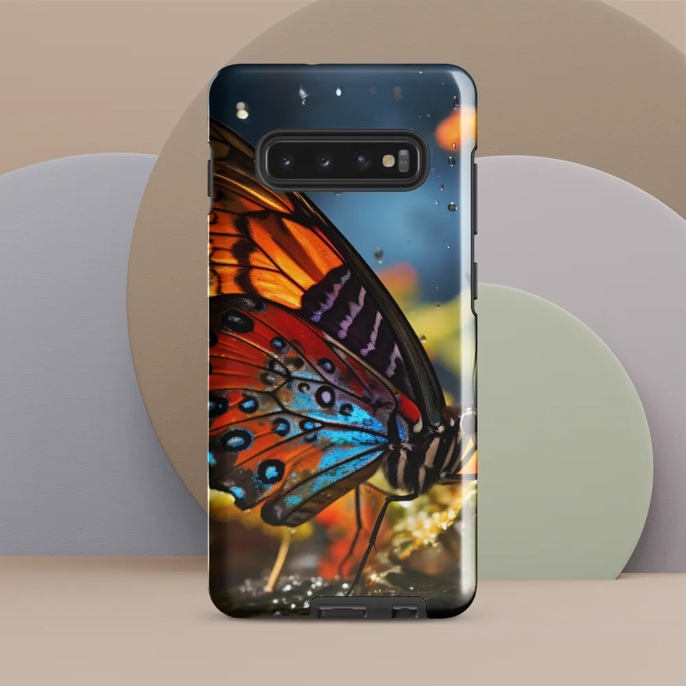 Dance of Colors: The Butterfly's Elegance | Phone Case |  S10 Plus | Tough Case | Glossy