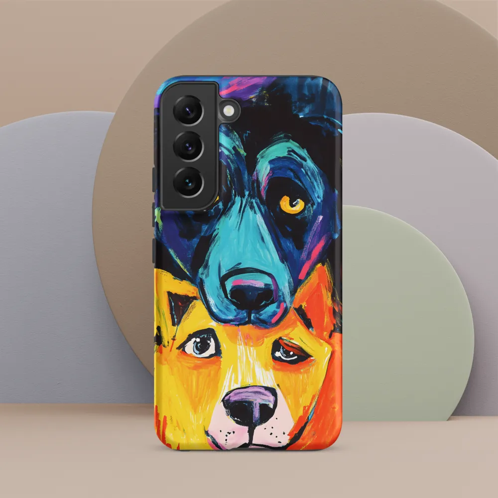 Vibrant Companions: An Expression of Canine Spirit