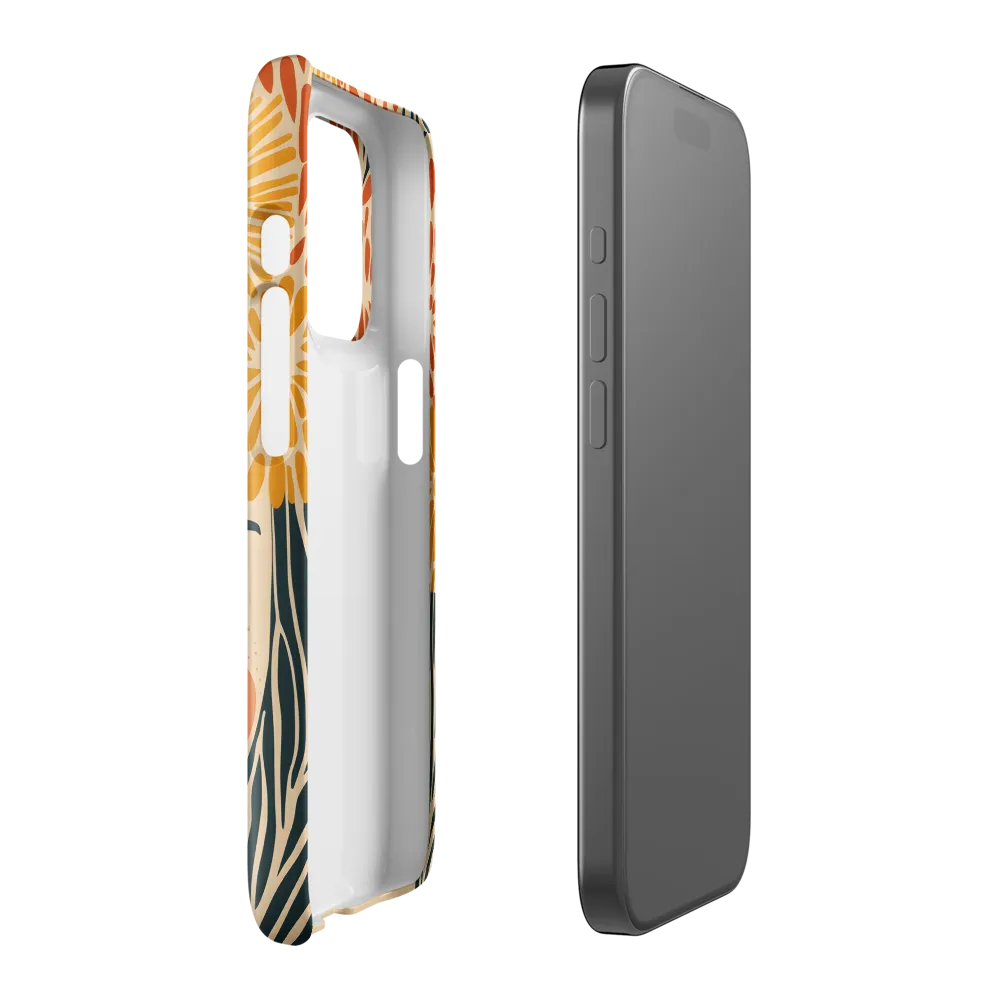 Serenity in Bloom | Phone Case |  15 Pro | Snap Case | Glossy