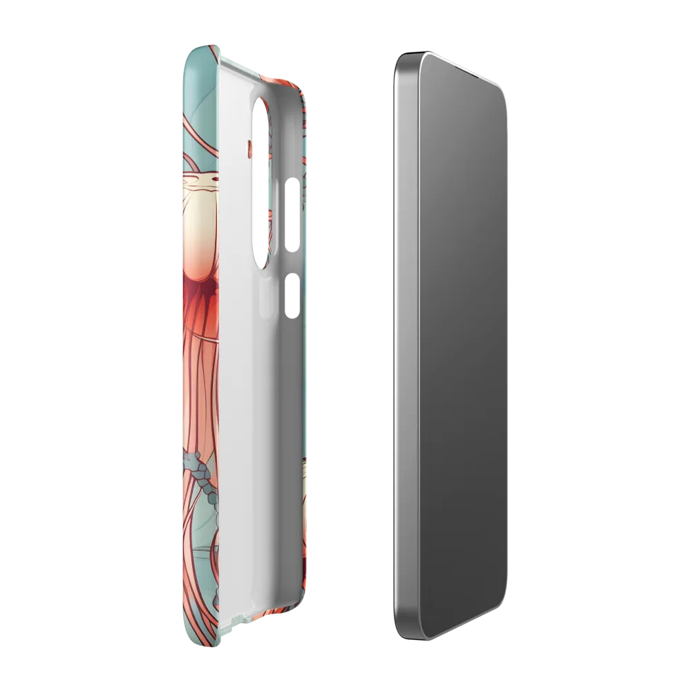 Ethereal Dance of Jellyfish | Phone Case |  S24 Plus | Snap Case | Matte