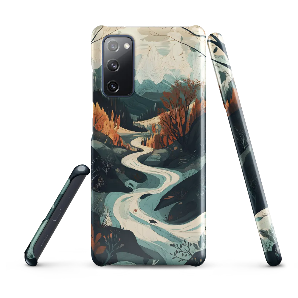 Winding Serenity: A Digital Landscape