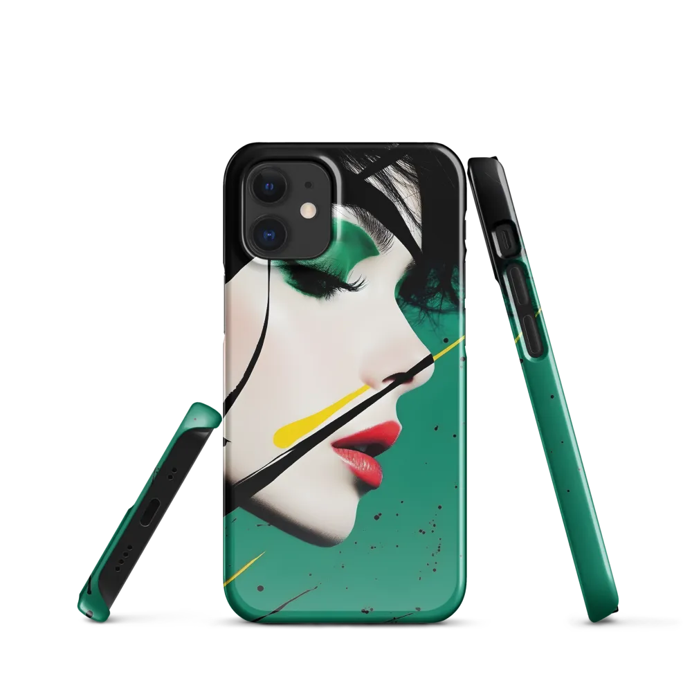 Emerald Profile with Ink and Yellow Accent