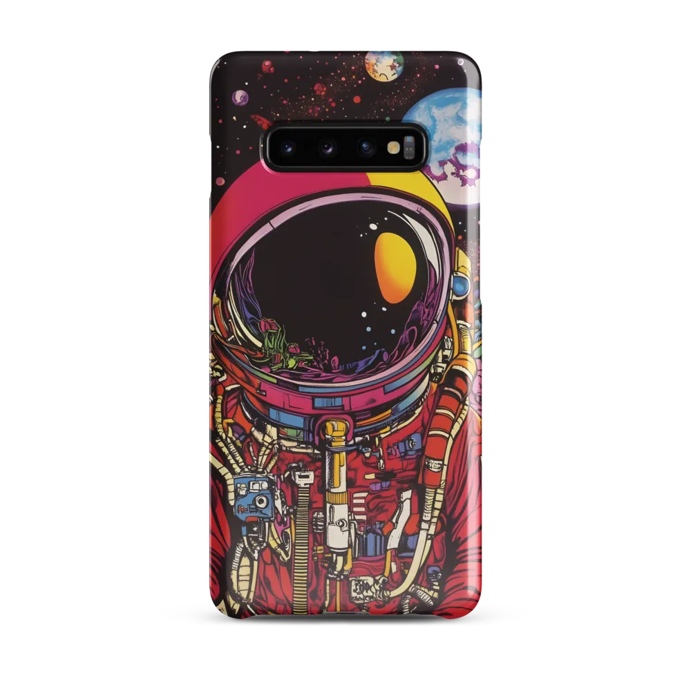 Cosmic Journey: An Astronaut's Exploration | Phone Case |  S10 Plus | Snap Case | Glossy