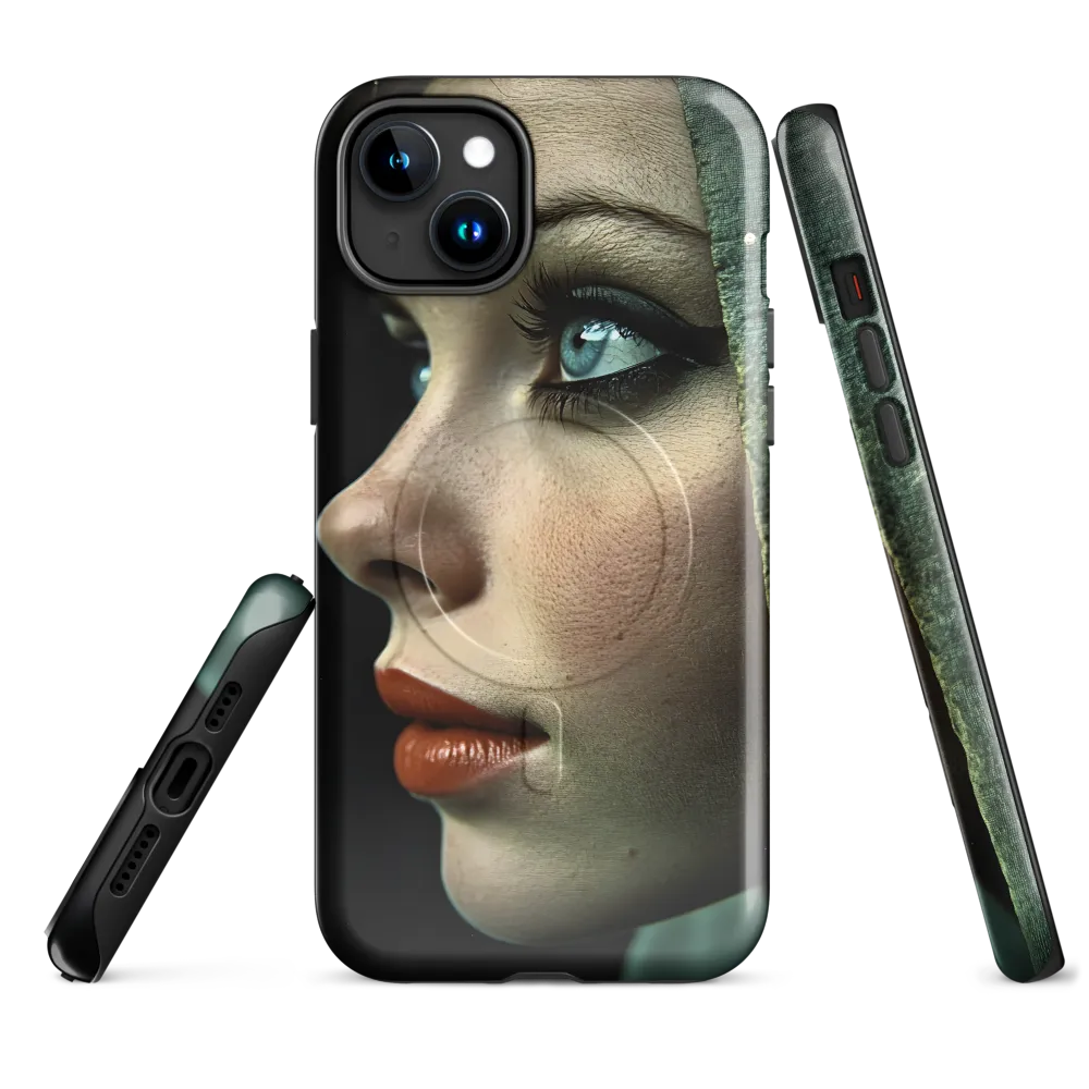 Gaze of Elegance | Phone Case |  15 Plus | MagSafe® Tough Case | Glossy