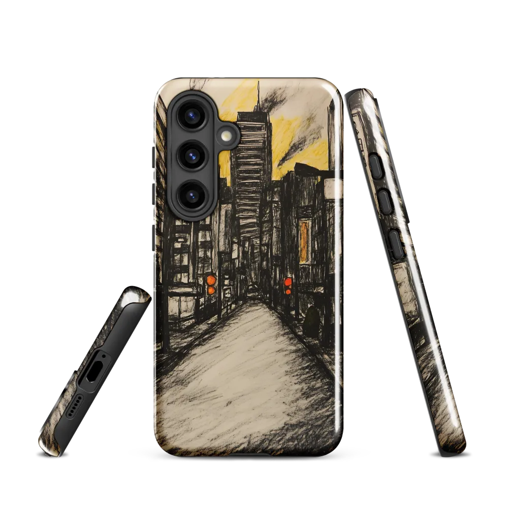 Cityscape of Solitude | Phone Case |  S24 | Tough Case | Glossy