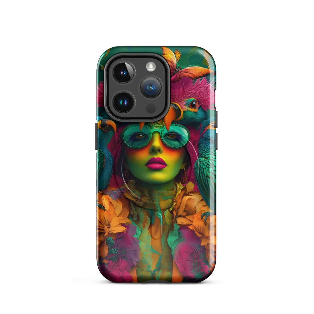 Tropical Reverie | Phone Case |  14 Pro | MagSafe® Tough Case | Glossy