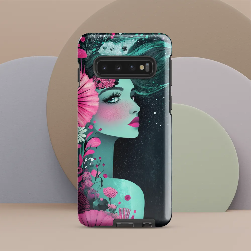 Floral Harmony: Portrait of Serenity