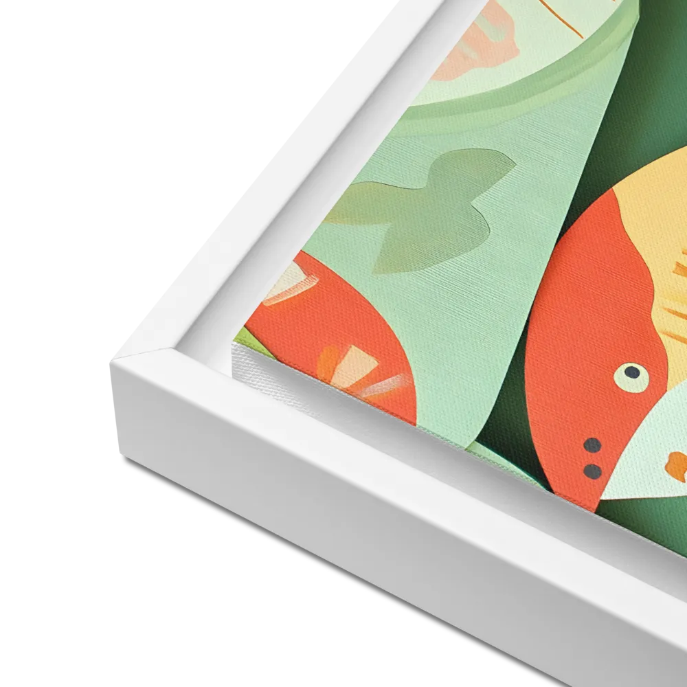 Nature's Palette | Canvas with White Frame | 12″×16″