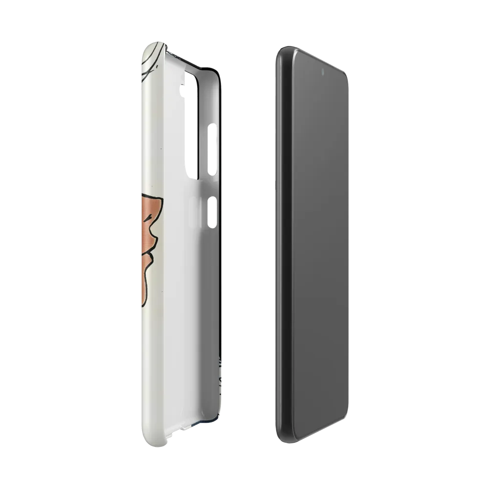 Whispers of Contemplation | Phone Case |  S21 | Snap Case | Matte