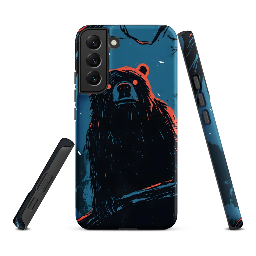 Eerie Majesty: A Bear in the Night