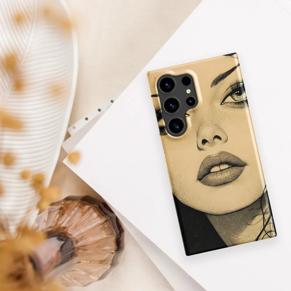 Enigmatic Gaze | Phone Case |  S24 Ultra | Snap Case | Matte
