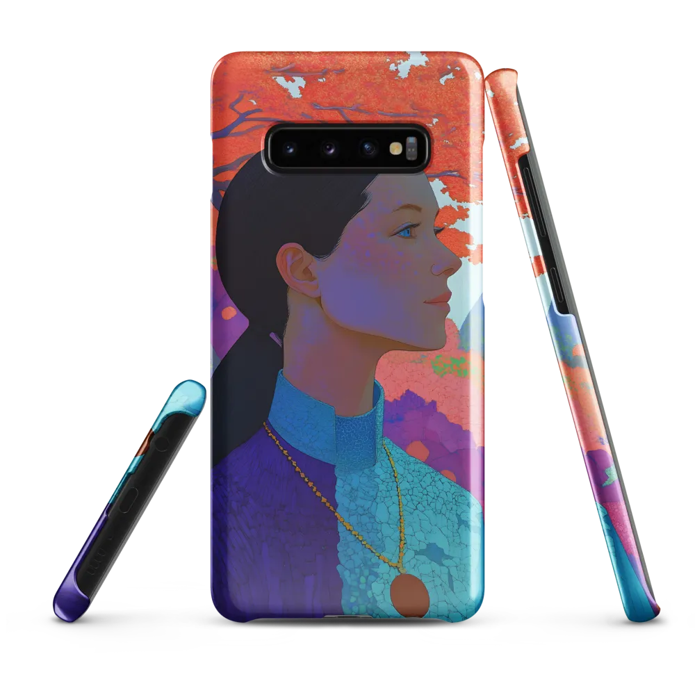 Harmony in Color: A Portrait of Serenity | Phone Case |  S10 Plus | Snap Case | Glossy