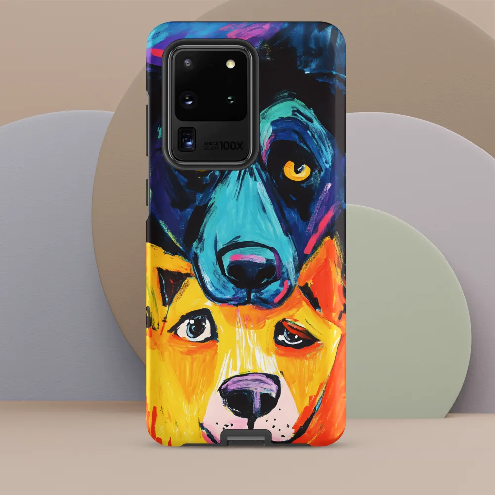 Vibrant Companions: An Expression of Canine Spirit