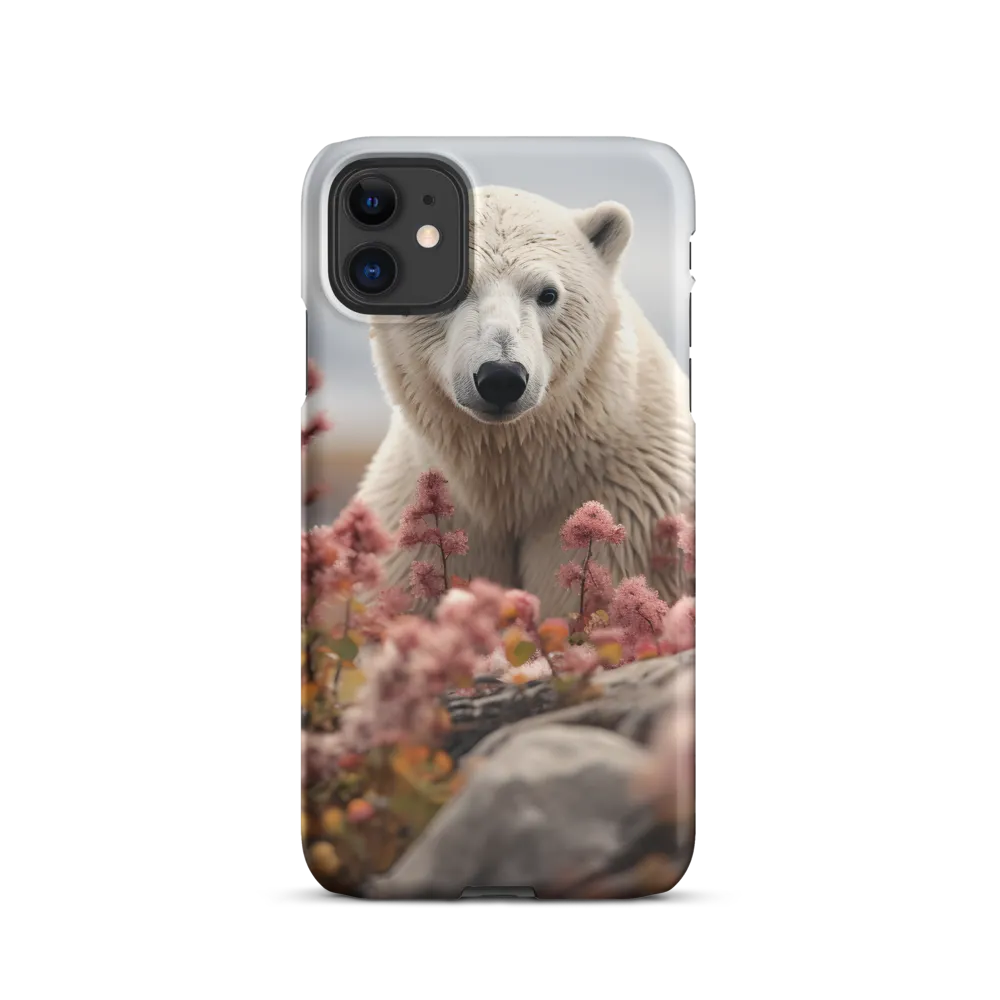 Curiosity Among Blooms: The Polar Bear