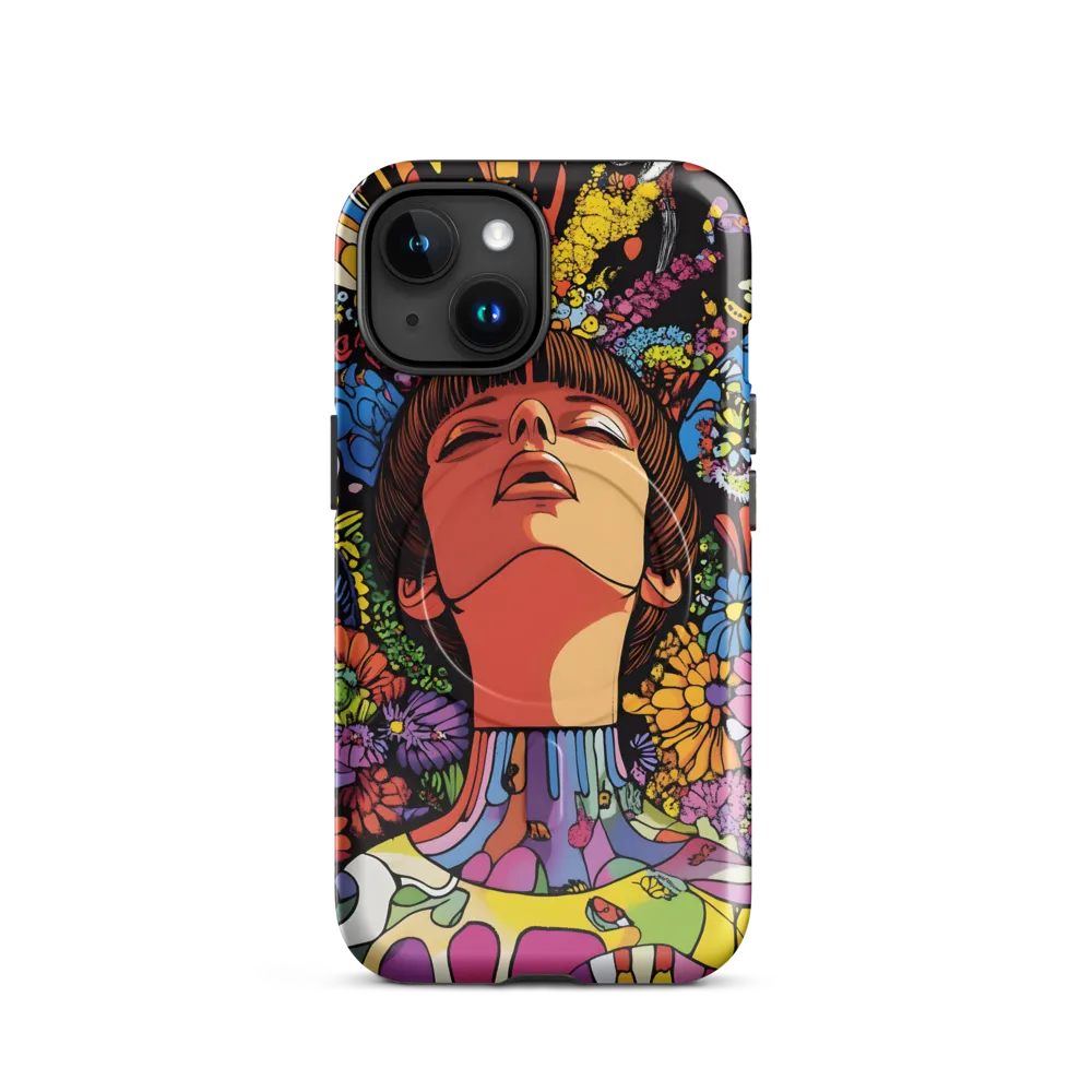 Vibrant Ecstasy: A Psychedelic Portrait
