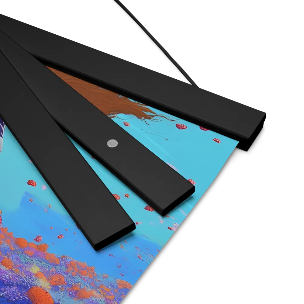 Whispers of Freedom | Poster With Black Wood Hanger | 12″×12″