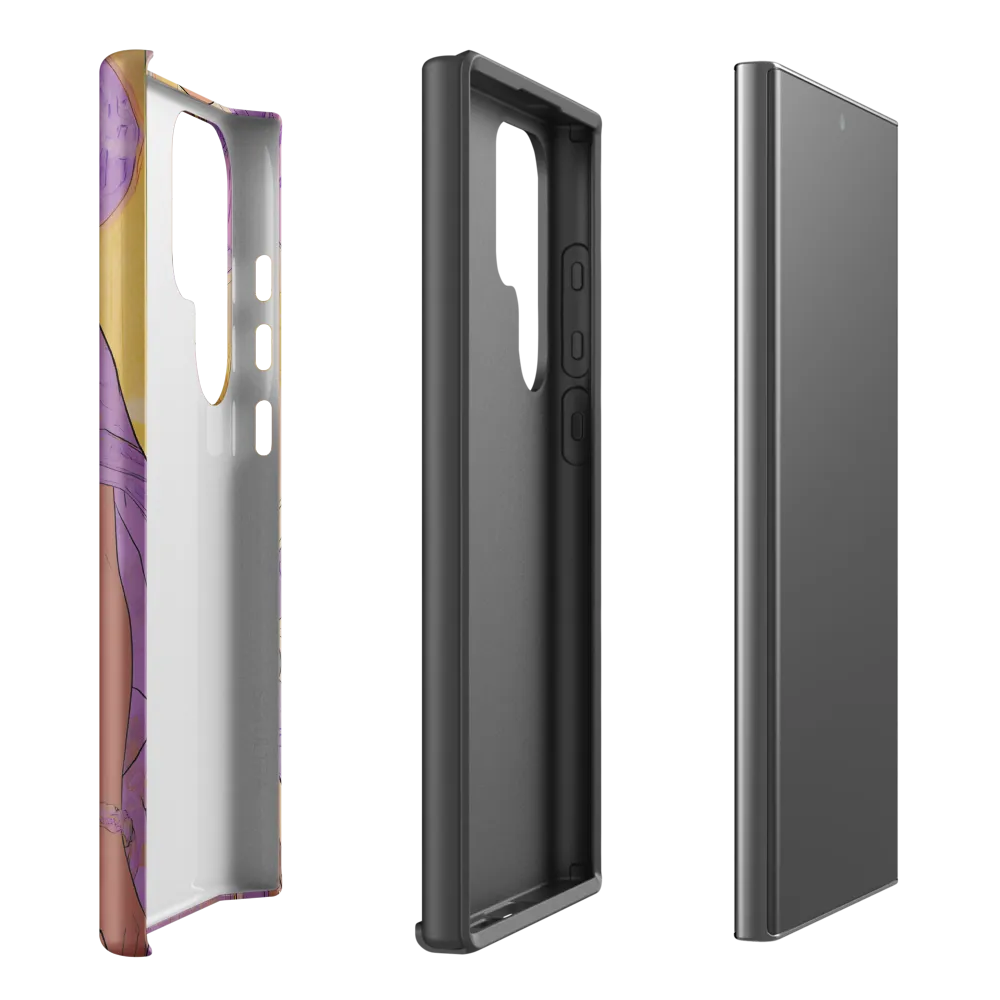 Elegance in Floral Harmony | Phone Case |  S23 Ultra | Tough Case | Matte