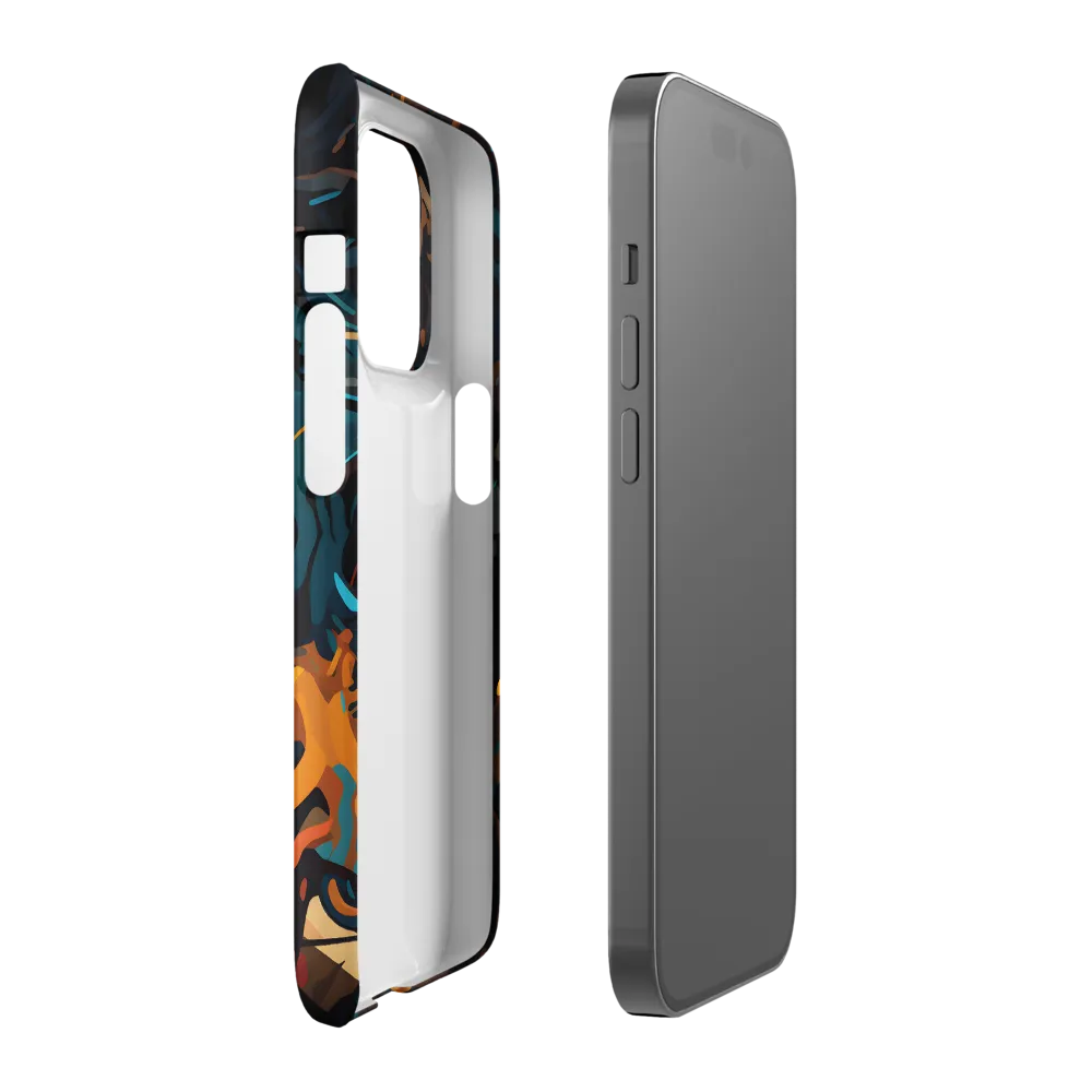 Tropical Enigma: A Wildlife Quartet | Phone Case |  14 Pro | Snap Case | Matte