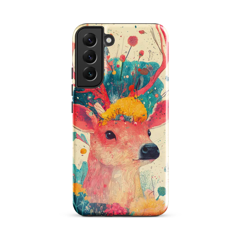 Whimsical Harmony: A Deer in Bloom