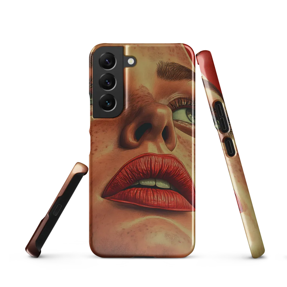 Red Intensity: A Portrait of Elegance
