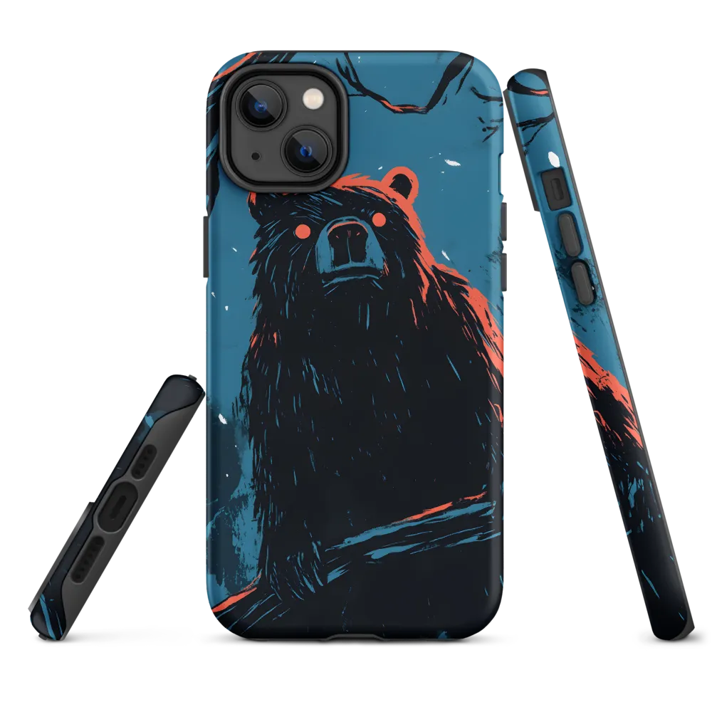 Eerie Majesty: A Bear in the Night