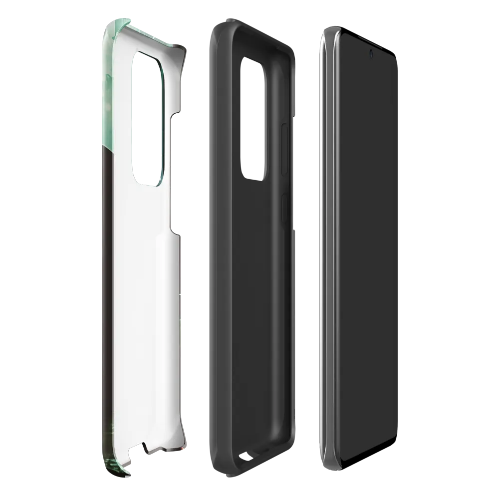 Silent Contemplation in a Futuristic Dystopia | Phone Case |  S20 Ultra | Tough Case | Glossy