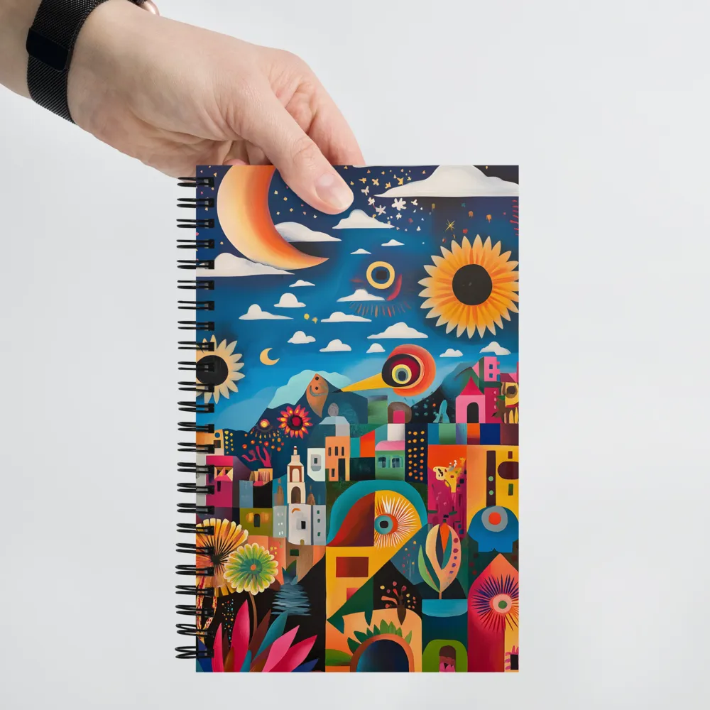 Whimsical Vibrance | Spiral Notebook