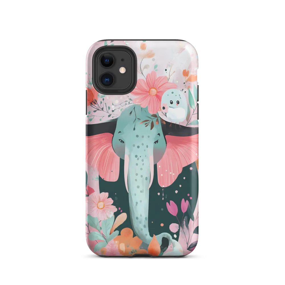 Whimsical Elephant in Bloom