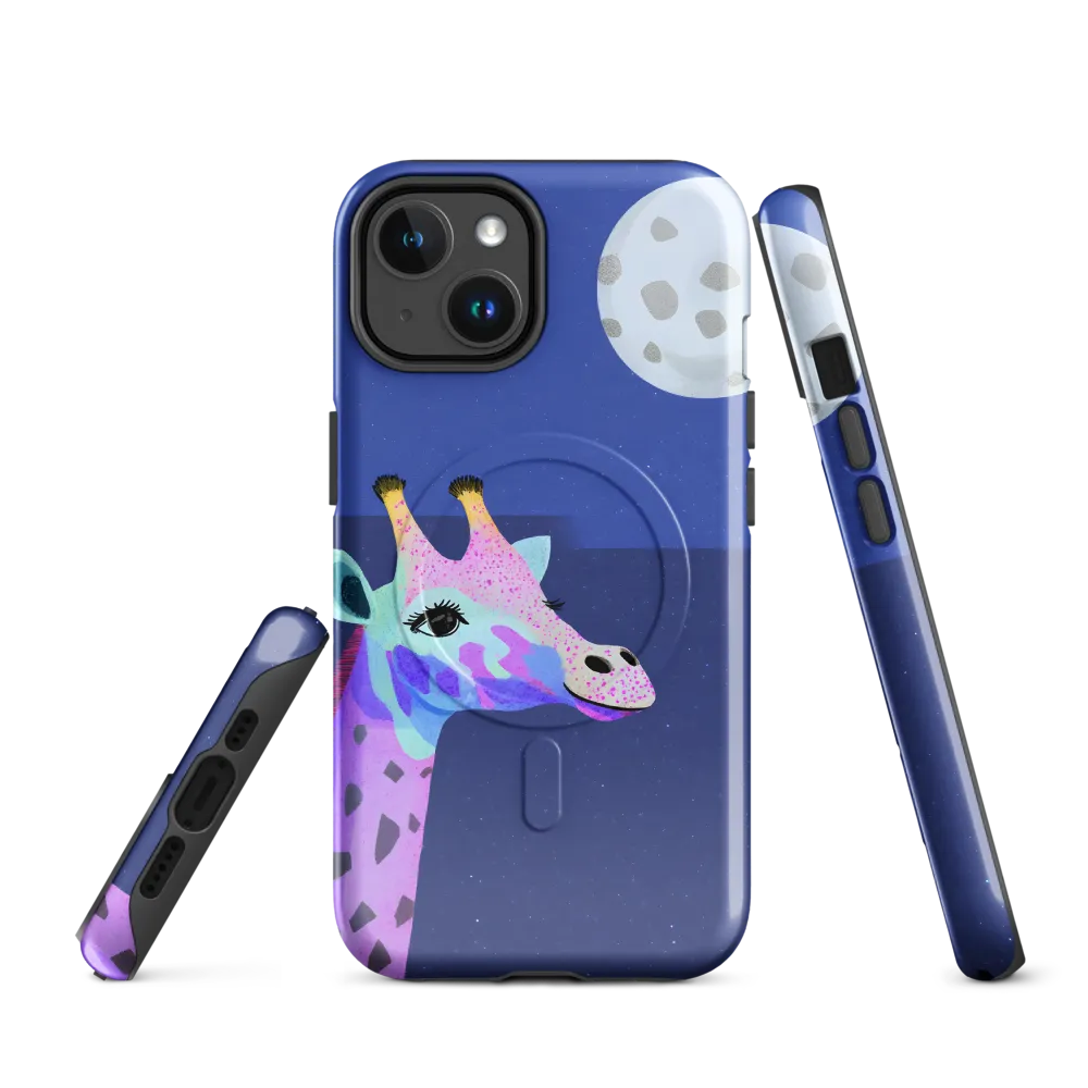 Whimsical Giraffe Under the Stars