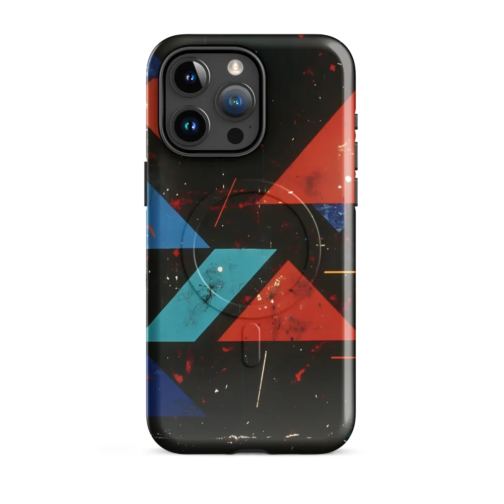 Dynamic Geometric Harmony | Phone Case |  15 Pro Max | MagSafe® Tough Case | Glossy