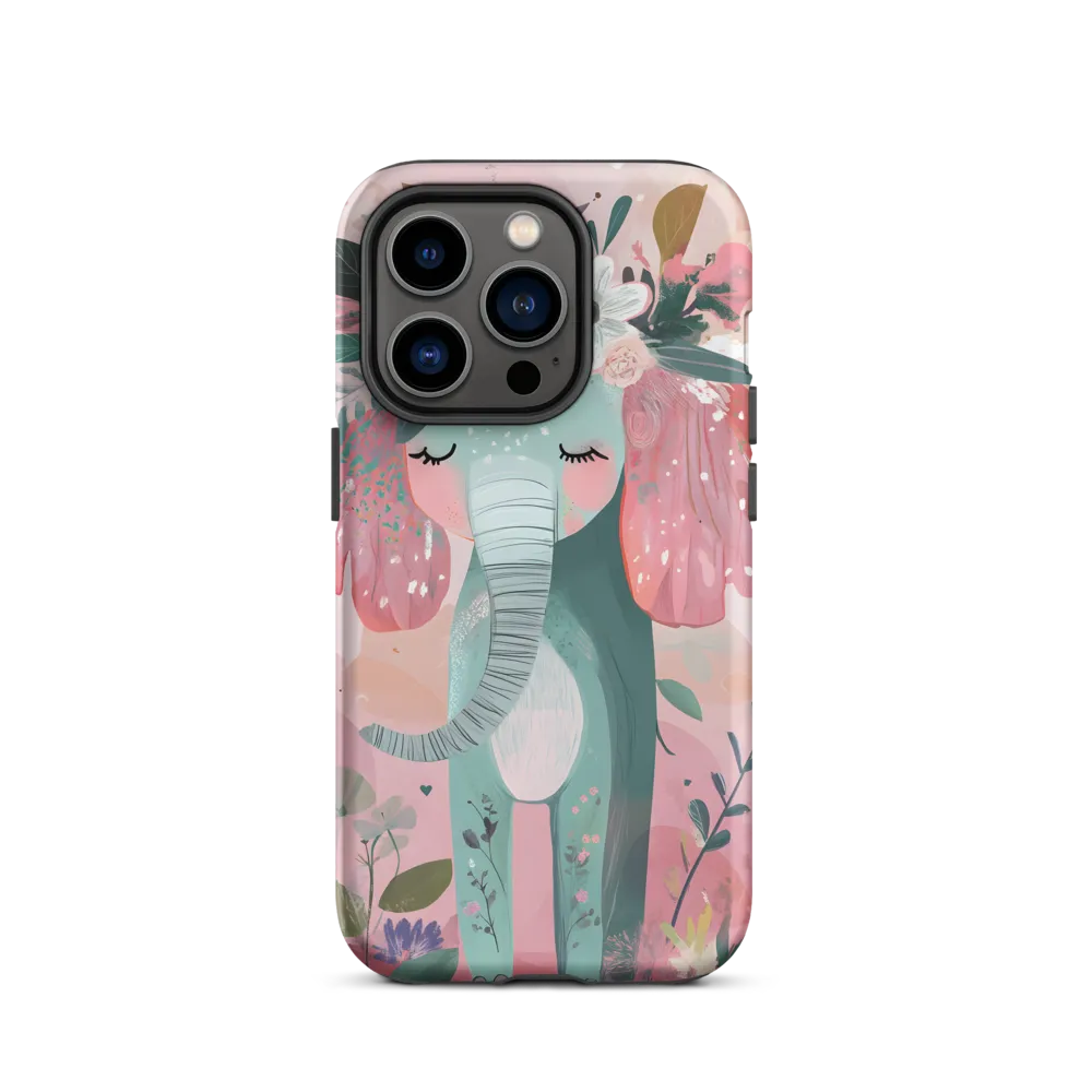 Whimsical Elephant in Bloom