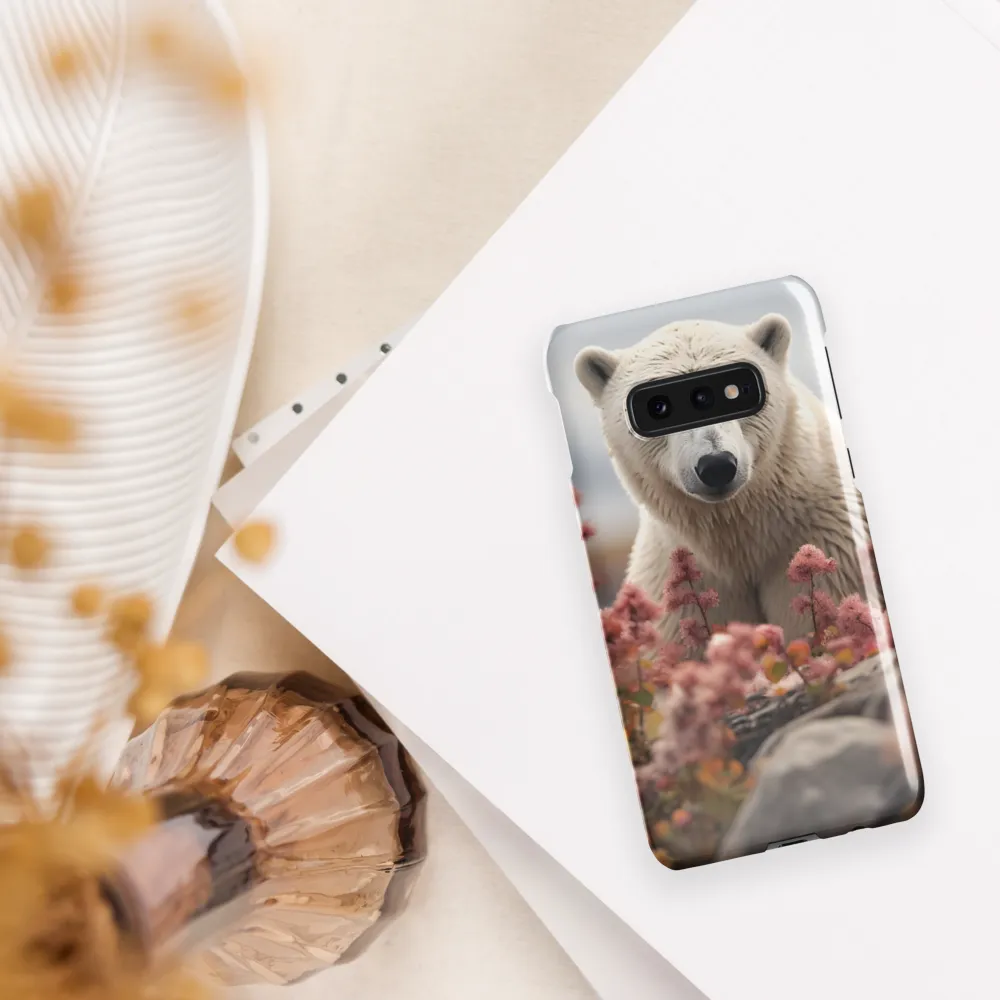 Curiosity Among Blooms: The Polar Bear