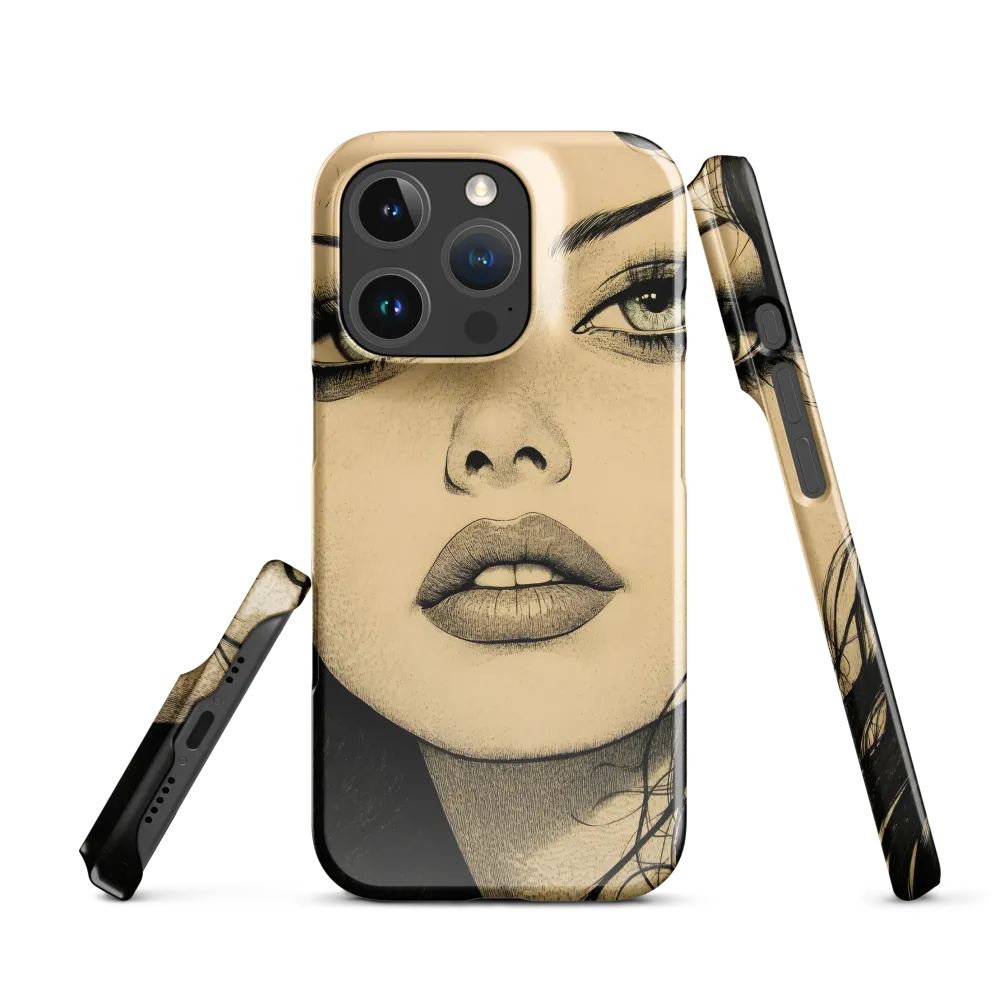 Enigmatic Gaze | Phone Case |  16 Pro | Snap Case | Glossy