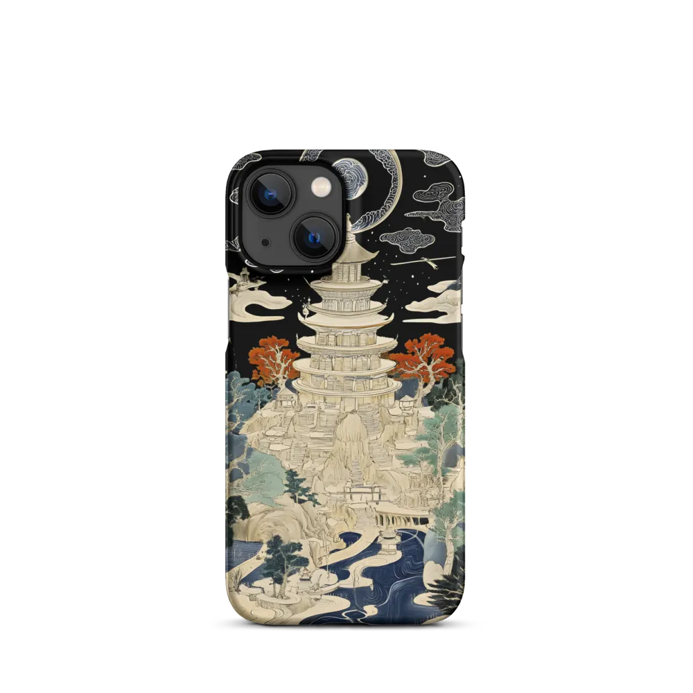 Whispers of the Pagoda | Phone Case |  13 Mini | Snap Case | Matte