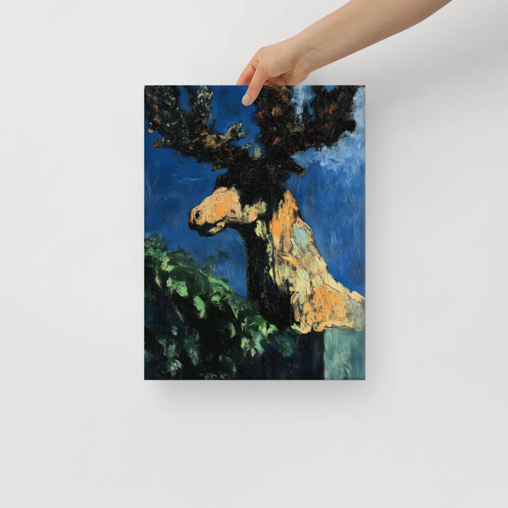 The Majestic Deer in Nature | Canvas | 12″×16″