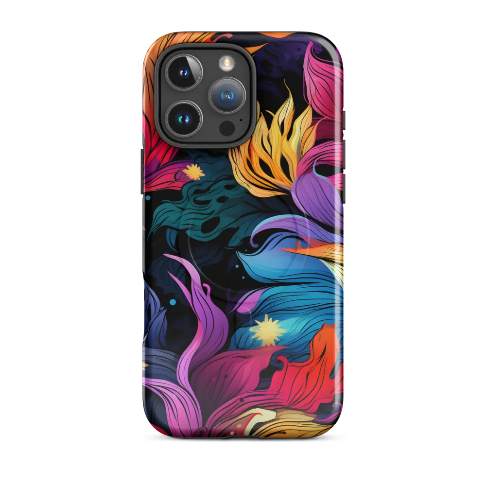 Floral Symphony | Phone Case |  16 Pro Max | MagSafe® Tough Case | Glossy
