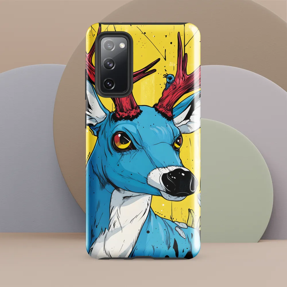 Vivid Antlers: A Modern Take on Nature
