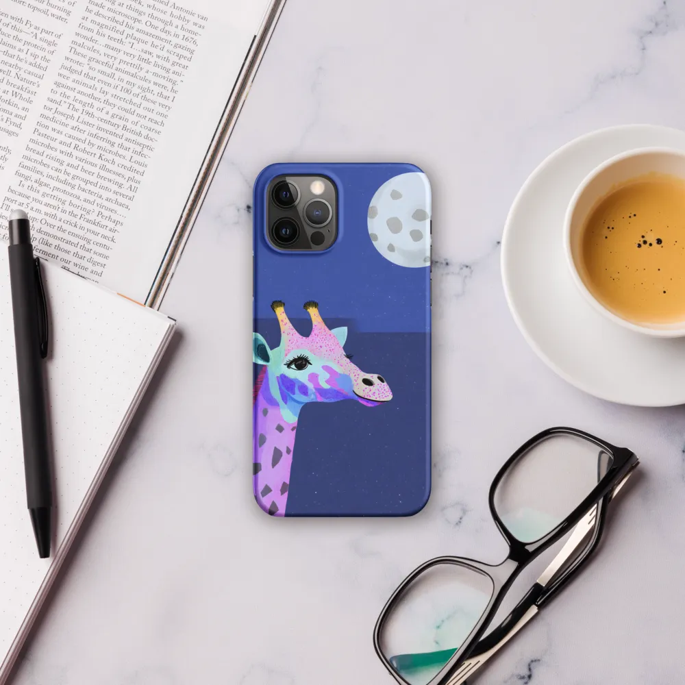 Whimsical Giraffe Under the Stars