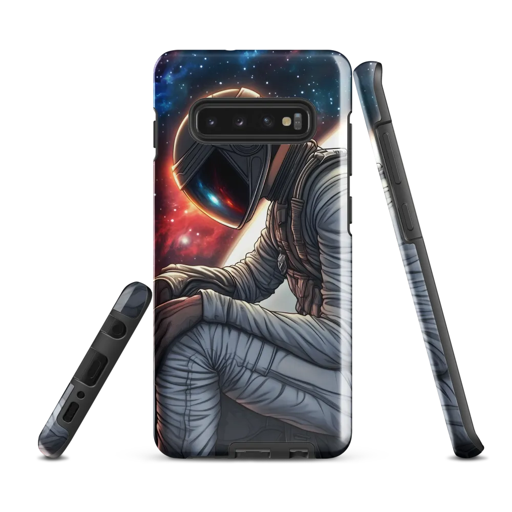 Contemplation in the Cosmos | Phone Case |  S10 Plus | Tough Case | Glossy