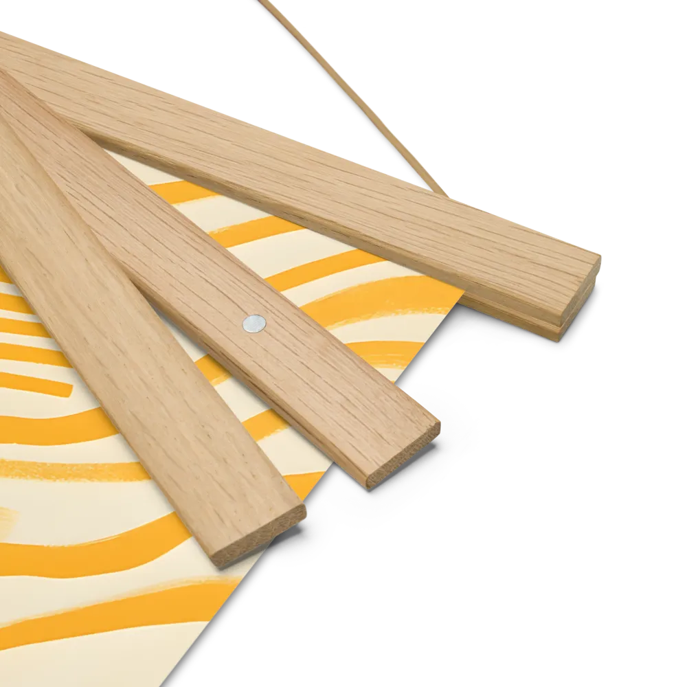 Connection to Serenity | Poster With Oak Wood Hanger | 14″×14″